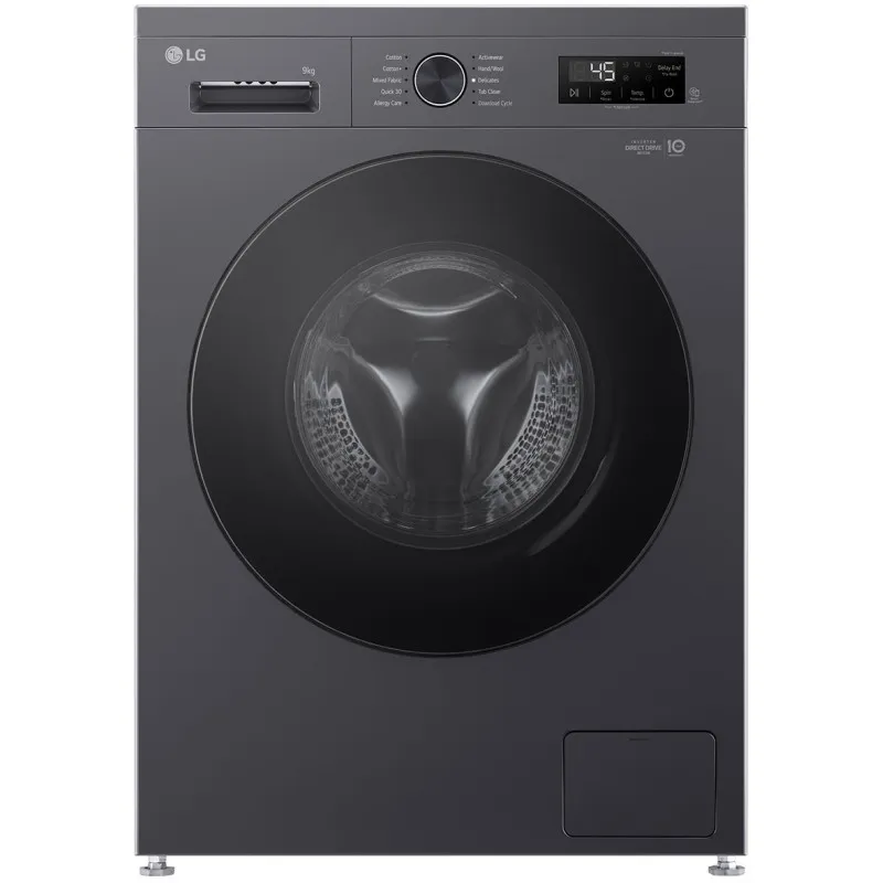 ماشین لباسشویی ال جی مدل WY1409MVP دودی ظرفیت 9 کیلویی ماشین لباسشویی ال جی مدل WY1409MVP دودی ظرفیت 9 کیلویی