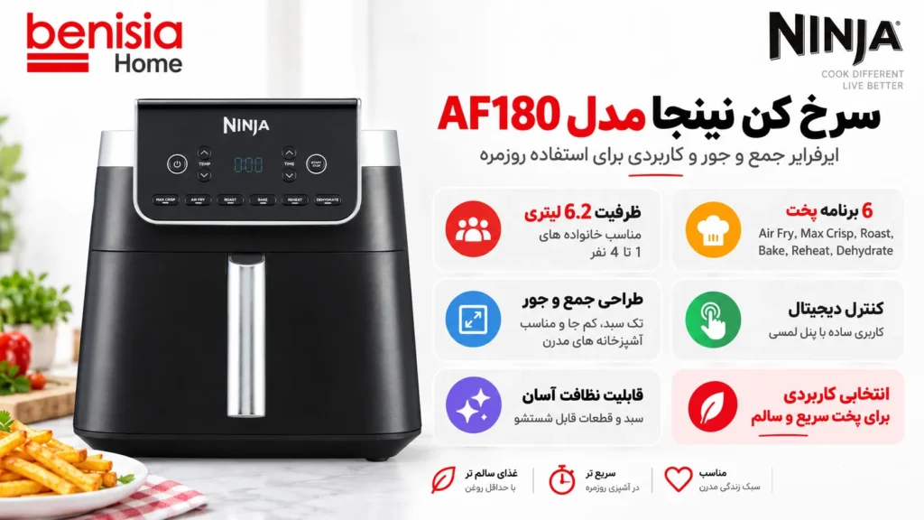سرخ کن نینجا مدل AF180